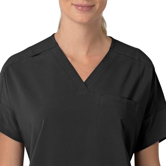 Women's Scrubs Flex Panel V-Neck Medical Top Durable Comfort Size M - Picture 4 of 11